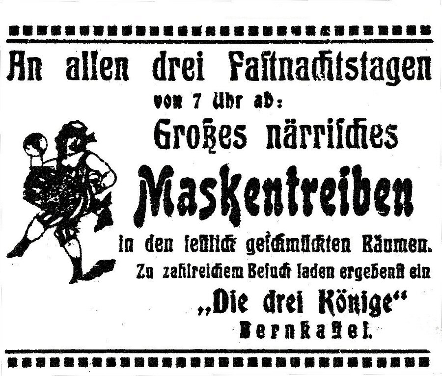 Drei Könige 1914