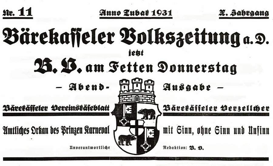Käseblatt 1931