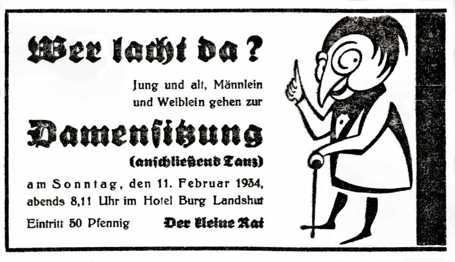 Der kleine Rat 1934