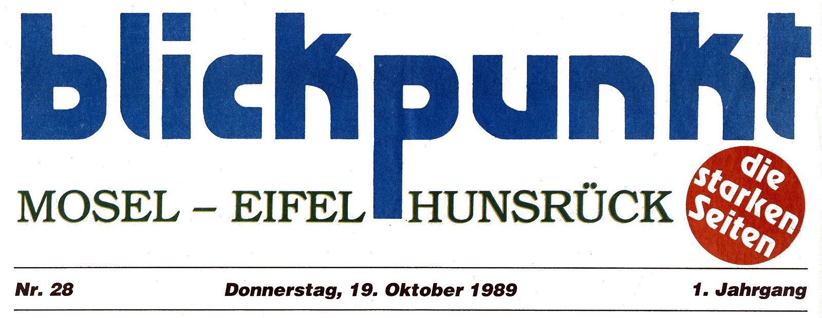 Blickpunkt 1989