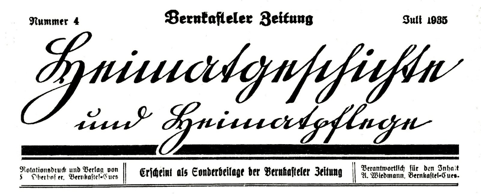 Heimatgeschichte 1935