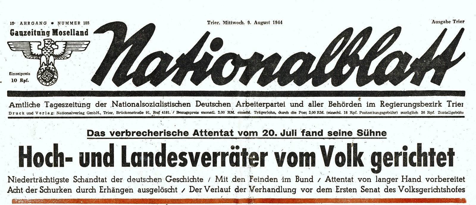 Nationalblatt 1944