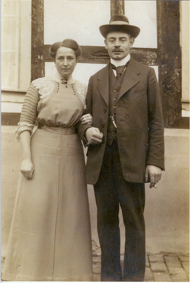 Ehepaar Giesen/Schmitz etwa 1908