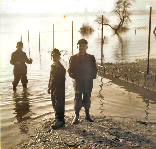 Hochwasser Kellergasse 1955