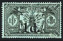 1920 British 1d on 1/-
