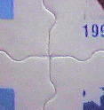 pane of 20 w/o divot